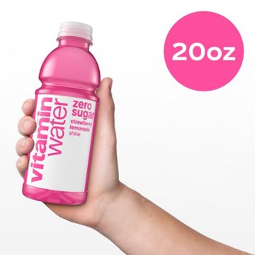 Glaceau Vitaminwater Zero Sugar Strawberry Lemonade Nutrient Enhanced Water Beverage