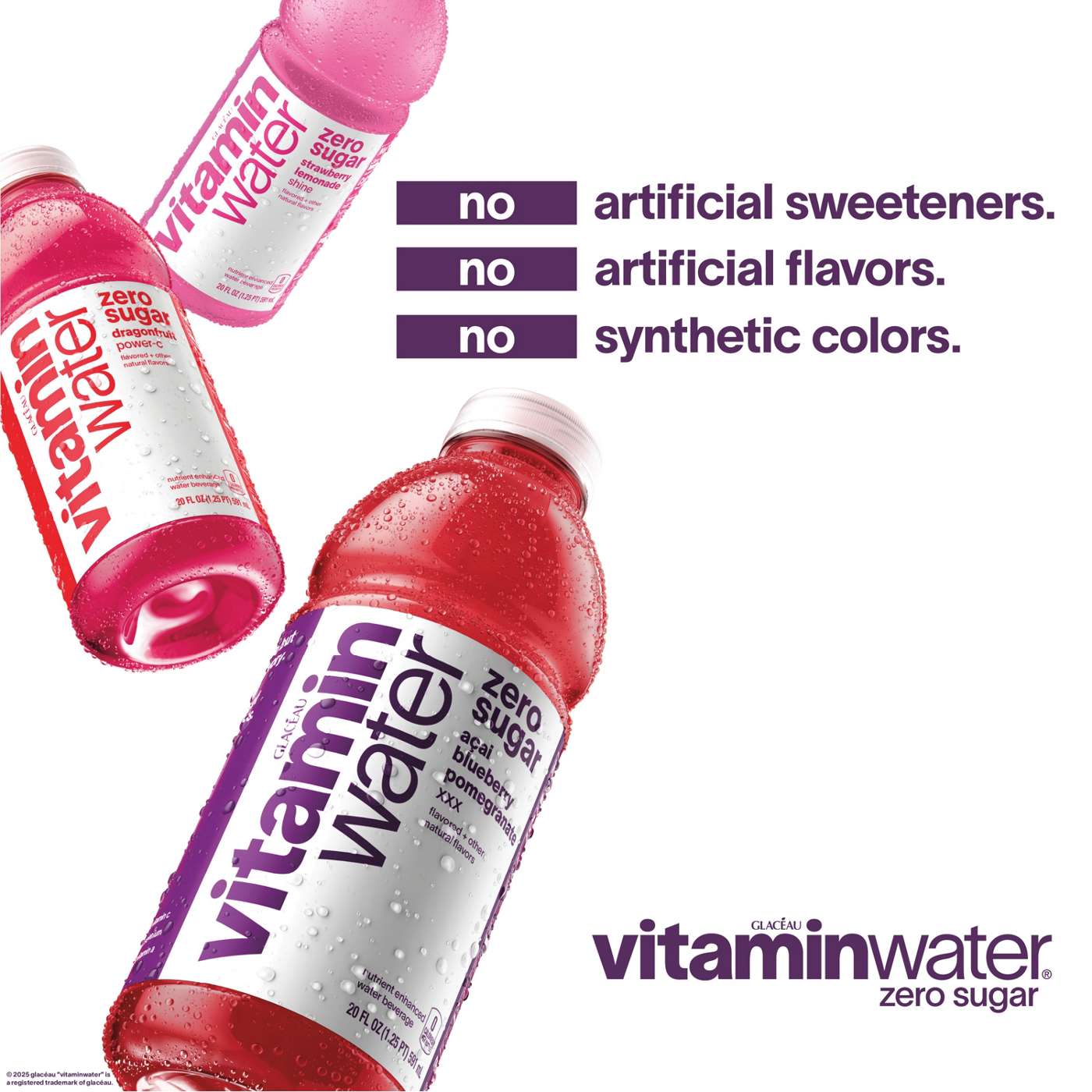 Glaceau Vitaminwater Zero Sugar Strawberry Lemonade Nutrient Enhanced Water Beverage; image 6 of 7
