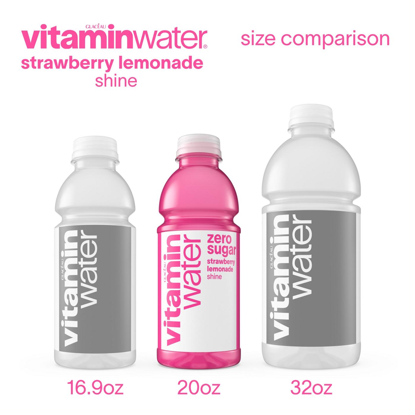 Glaceau Vitaminwater Zero Sugar Strawberry Lemonade Nutrient Enhanced Water Beverage; image 7 of 7