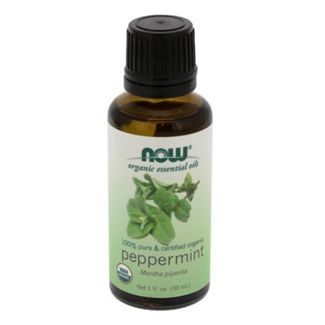 NOW Organic Essential Oils 100% Pure Peppermint Oil, 1 oz