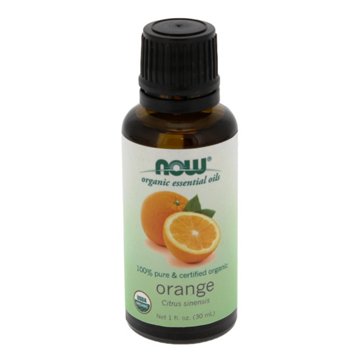 NOW Organic Essential Oils 100% Pure Orange Oil, 1 oz