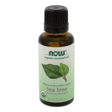 NOW Organic Essential Oils 100% Pure Tea Tree Oil, 1 oz