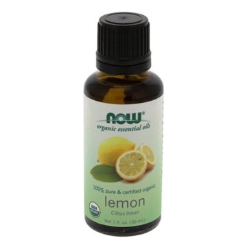 NOW Organic Essential Oils 100% Pure Lemon Oil, 1 oz