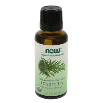 NOW Organic Essential Oils 100% Pure Rosemary Oil, 1 oz