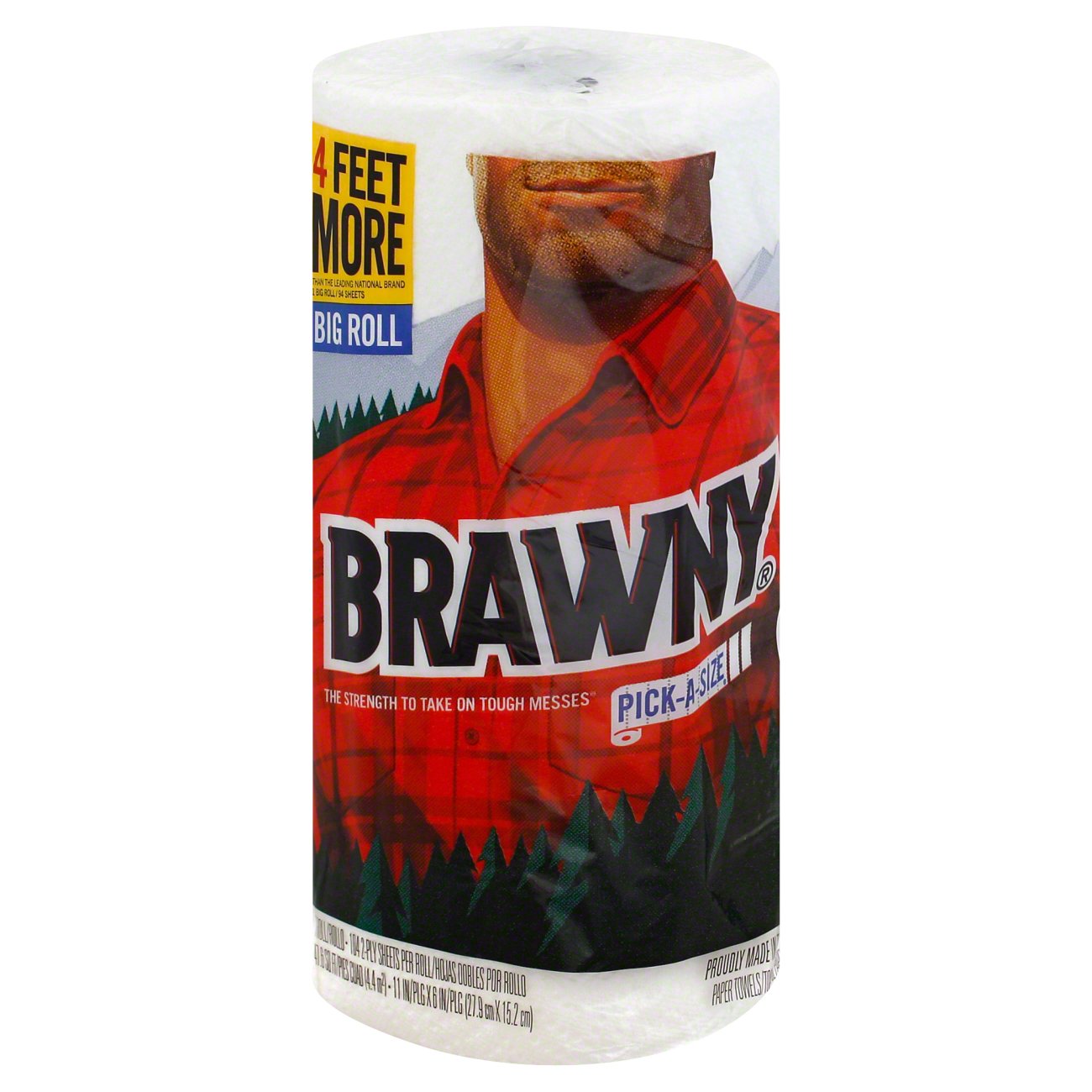 Brawny White Picka Size Paper Towels Shop Paper Towels at HEB