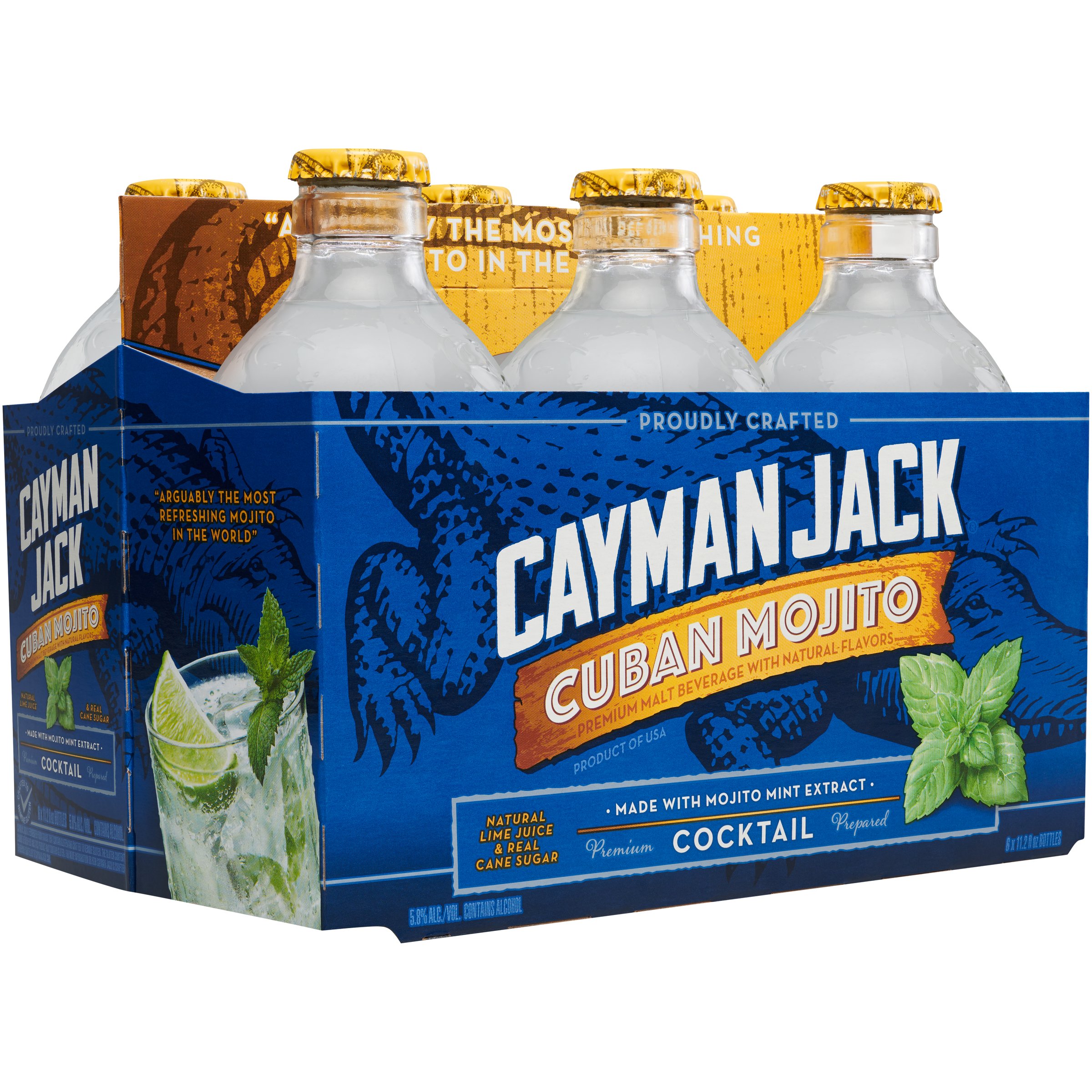 Cayman Jack Cuban Mojito 11.2 oz Bottles - Shop Malt Beverages & Coolers at H-E-B