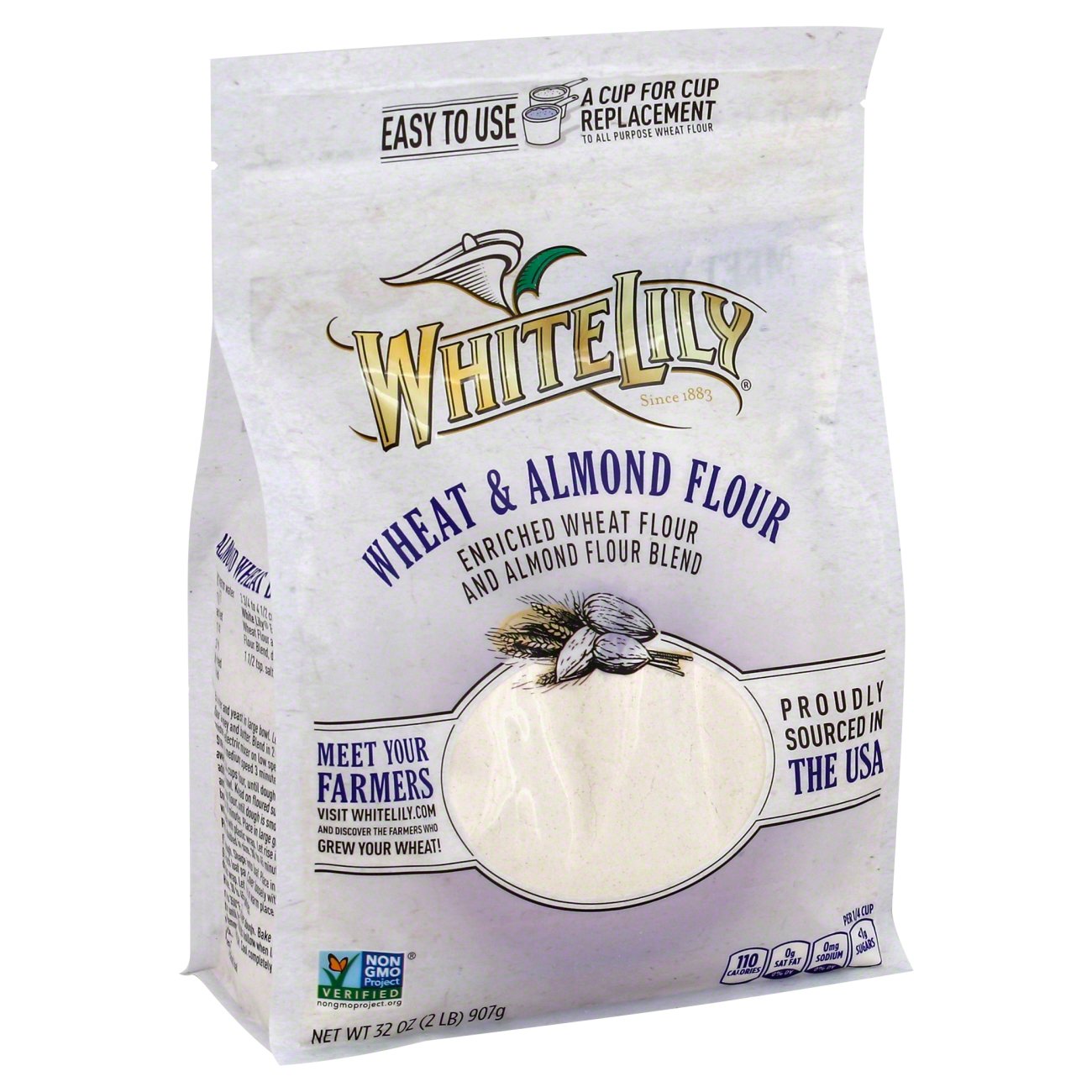 White Lily Wheat Almond Flour Shop Flour At H E B   001967189