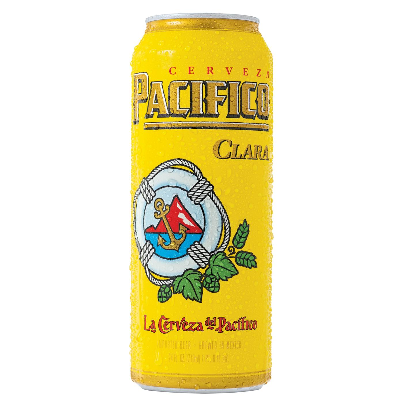 Pacifico Clara Mexican Lager Import Beer 24 oz Can; image 1 of 9