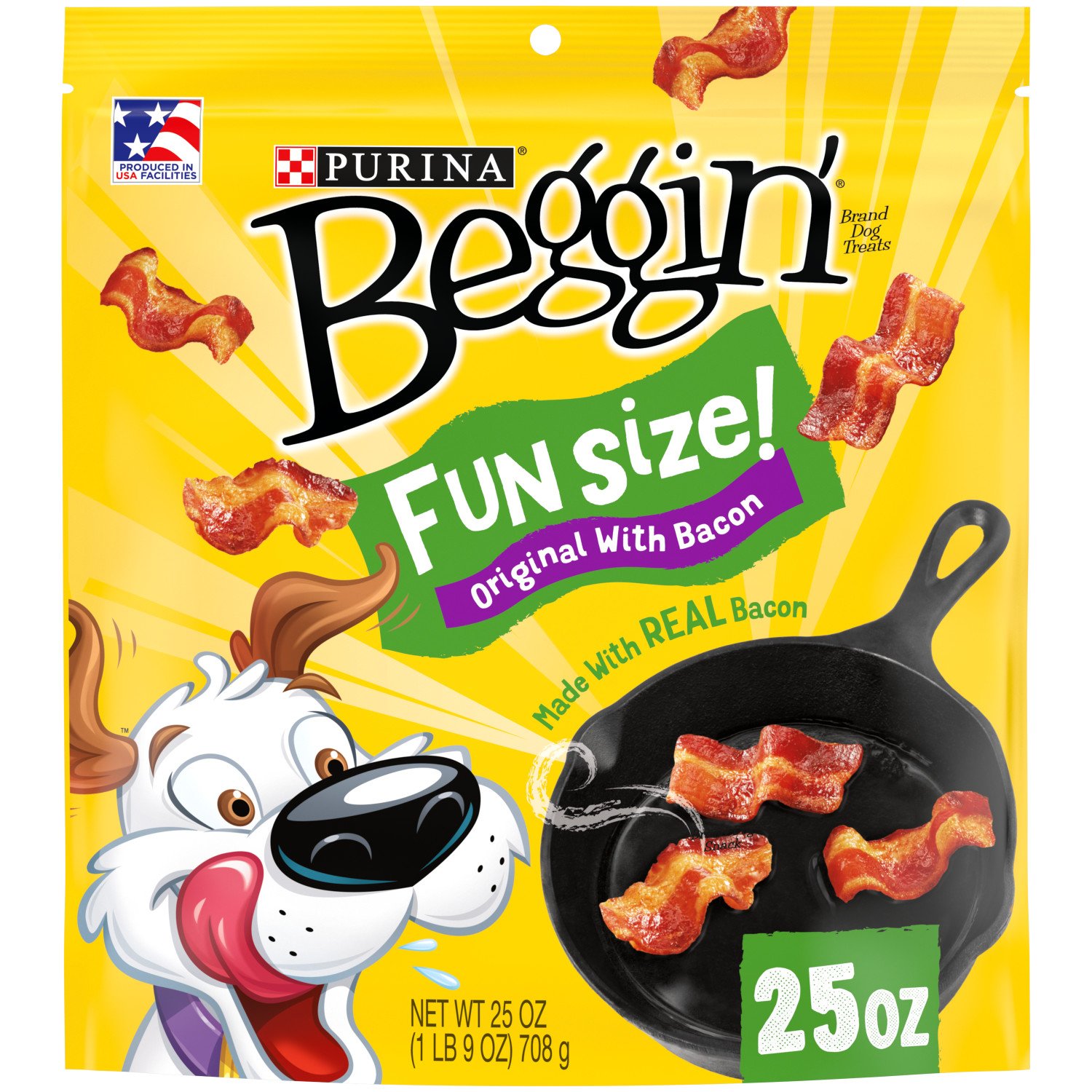 Beggin' Purina Beggin' With Real Meat Dog Treats, Fun Size Original