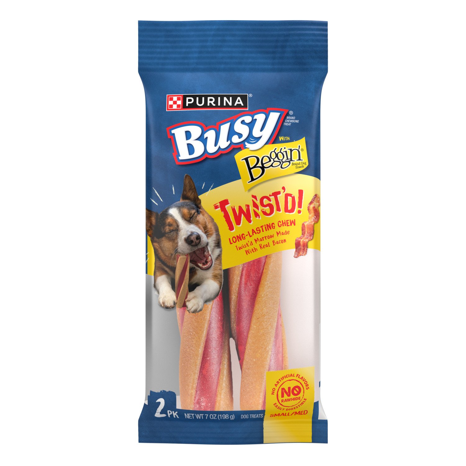 Busy Beggin' Twist'd Small & Medium Dog Treats Shop Bones & Rawhides