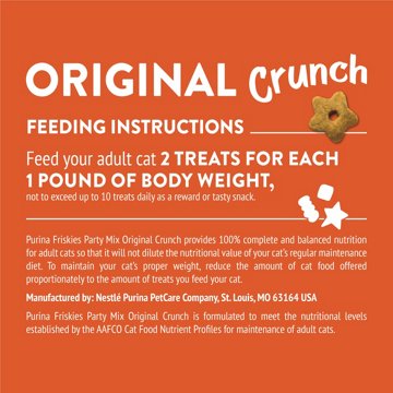 Friskies Purina Cat Treats Party Mix - Original Crunch