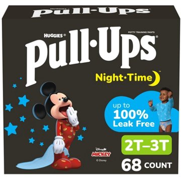 Pull-Ups Boys' Night-Time Potty Training Pants - 2T-3T, 68 ct