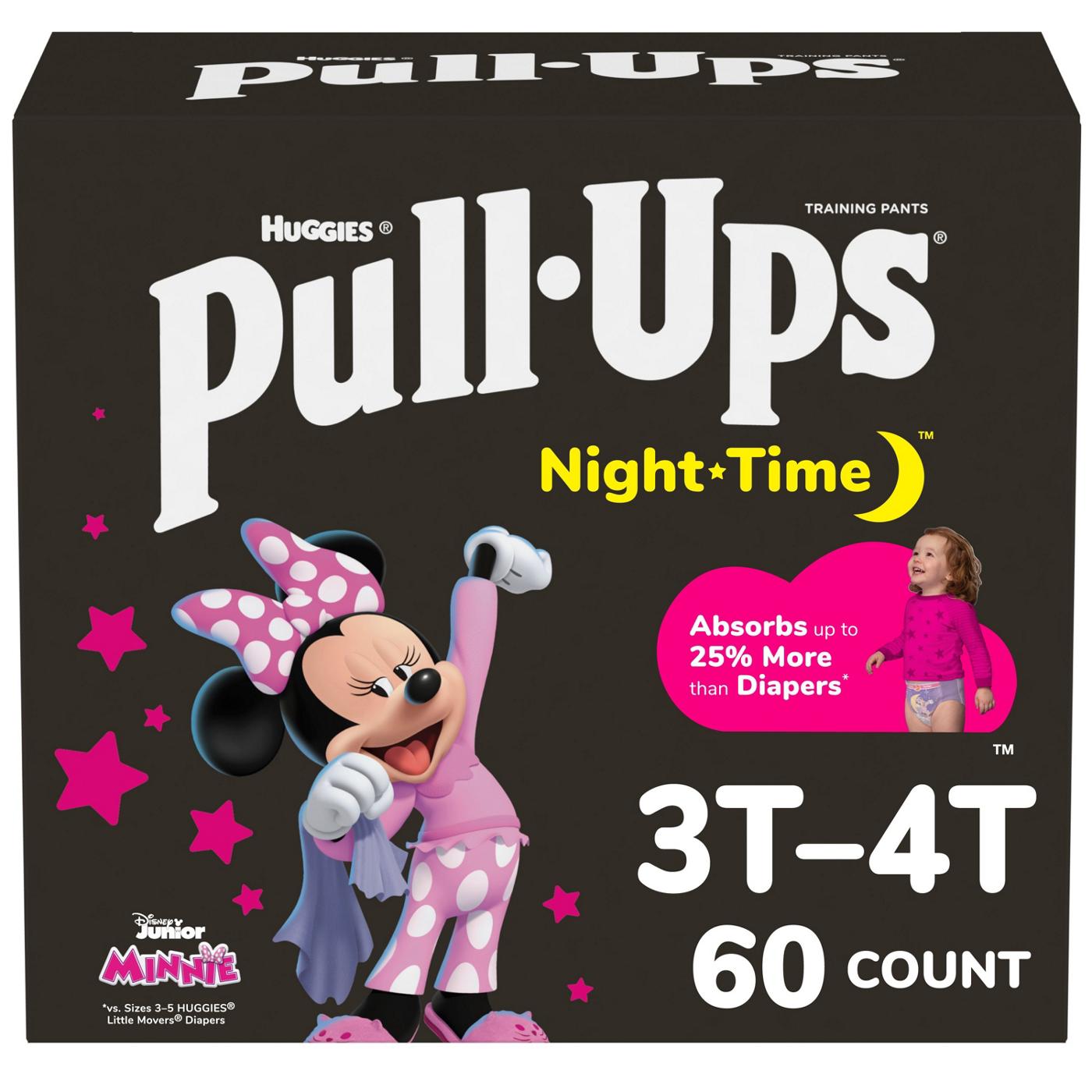 Pull-Ups Girls' Night-Time Potty Training Pants - 3T-4T; image 1 of 8