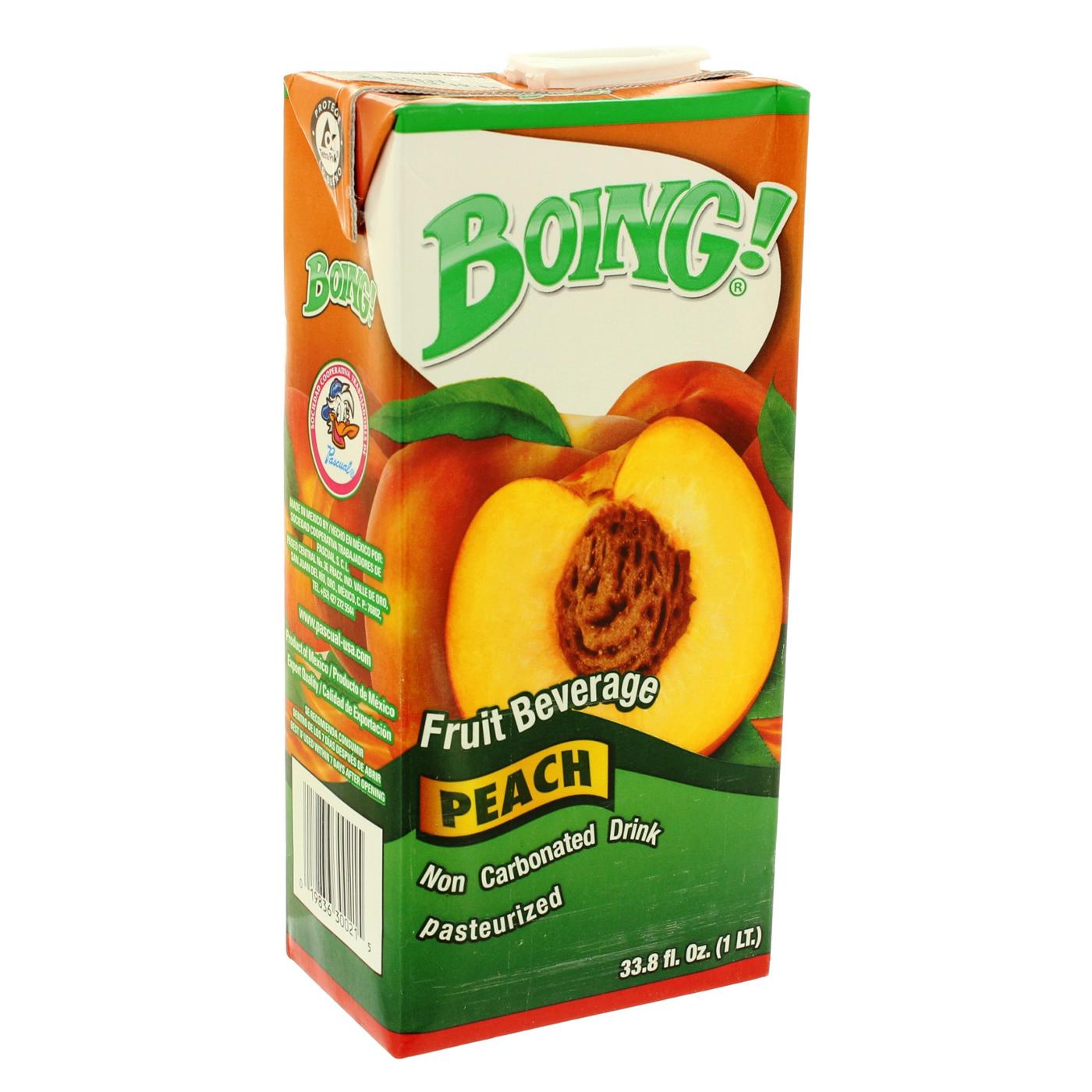 Boing! Peach Fruit Beverage; image 1 of 2