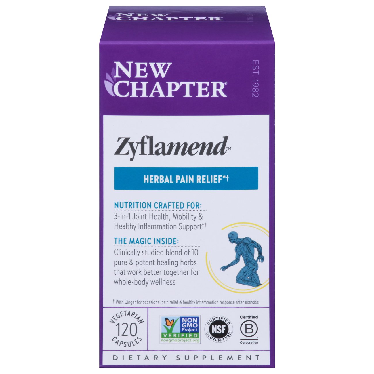 New Chapter Zyflamend Herbal Pain Relief Capsules, 120 ct