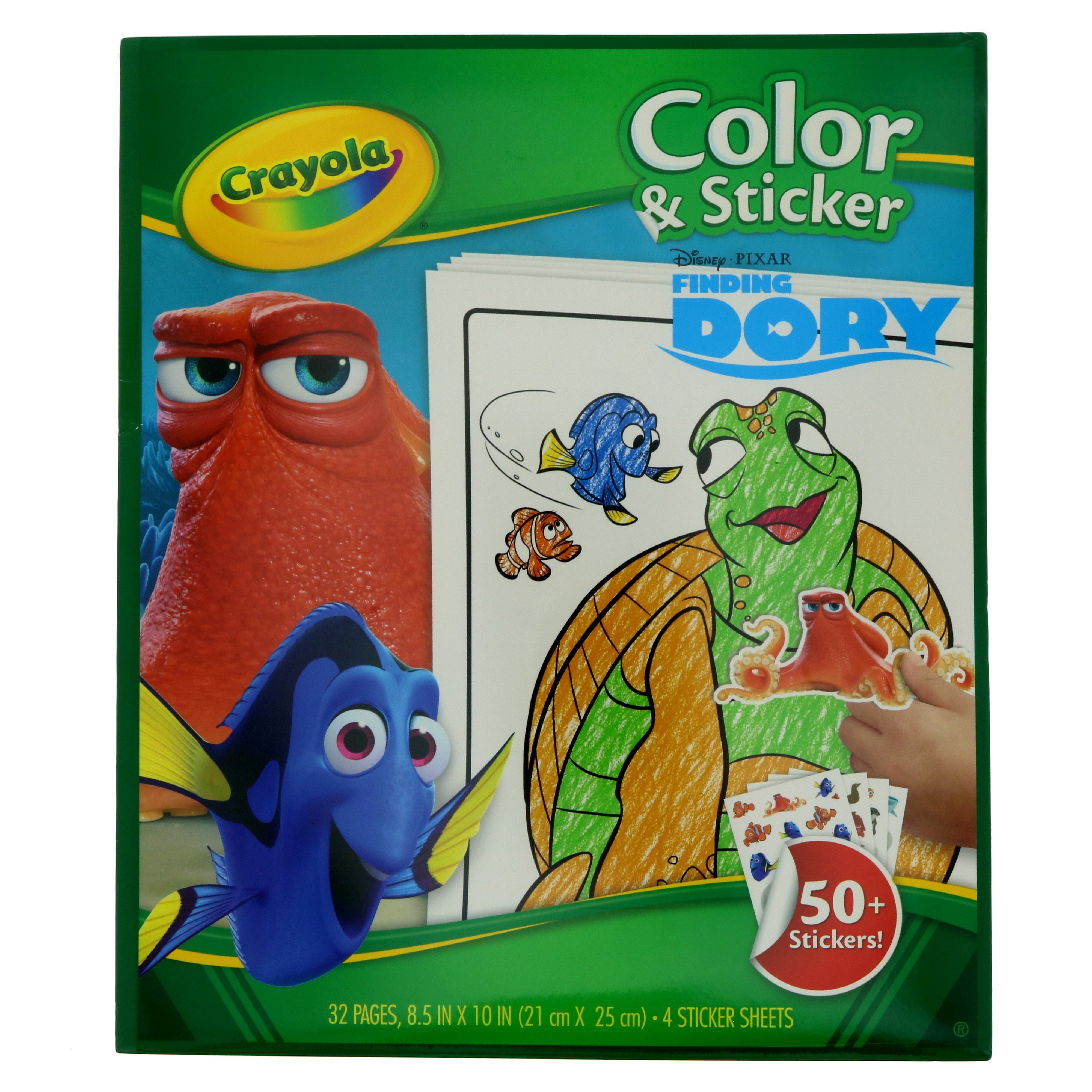 Crayola Finding Dory Color & Sticker Book Shop Books & Coloring at HEB