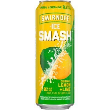 Smirnoff Ice Smash Lemon And Lime, 23.5 fl oz