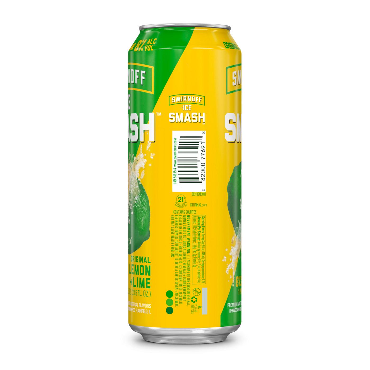 Smirnoff Ice Smash Lemon And Lime; image 3 of 3