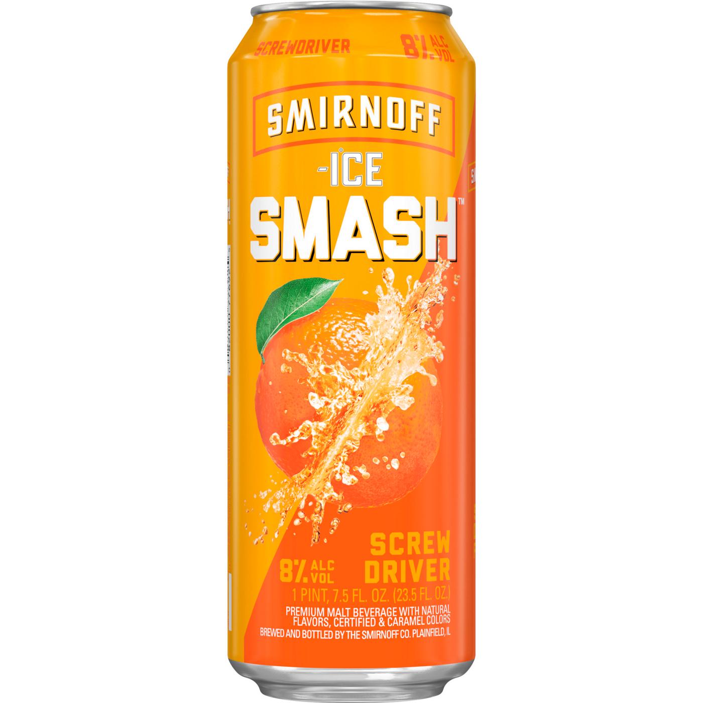 Smirnoff Ice Smash Screwdriver; image 2 of 3