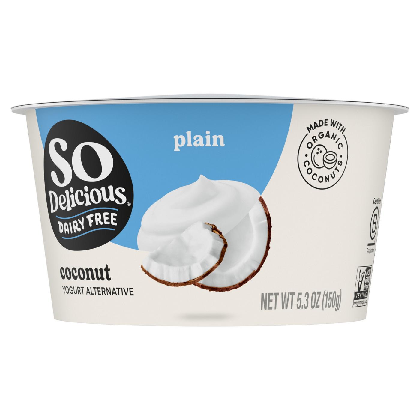 So Delicious Dairy Free Coconutmilk Yogurt - Plain; image 1 of 8