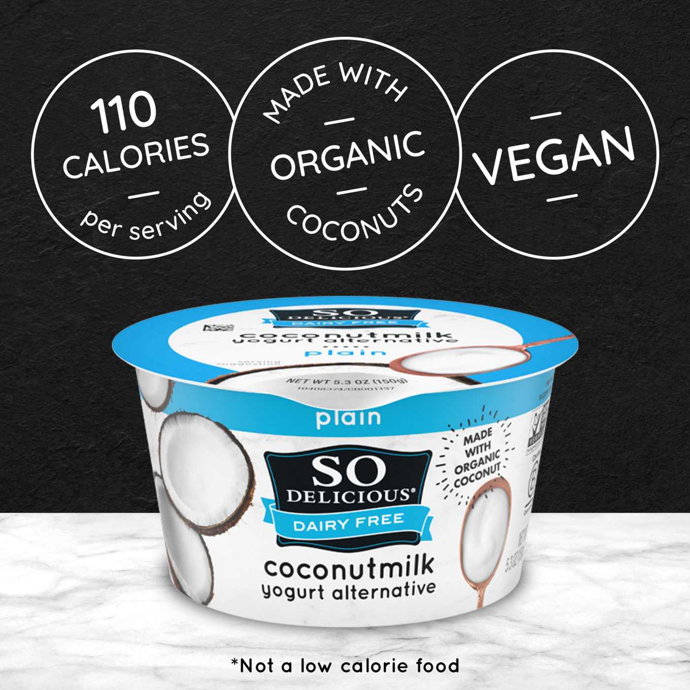 So Delicious Dairy Free Plain Coconutmilk Yogurt; image 4 of 9