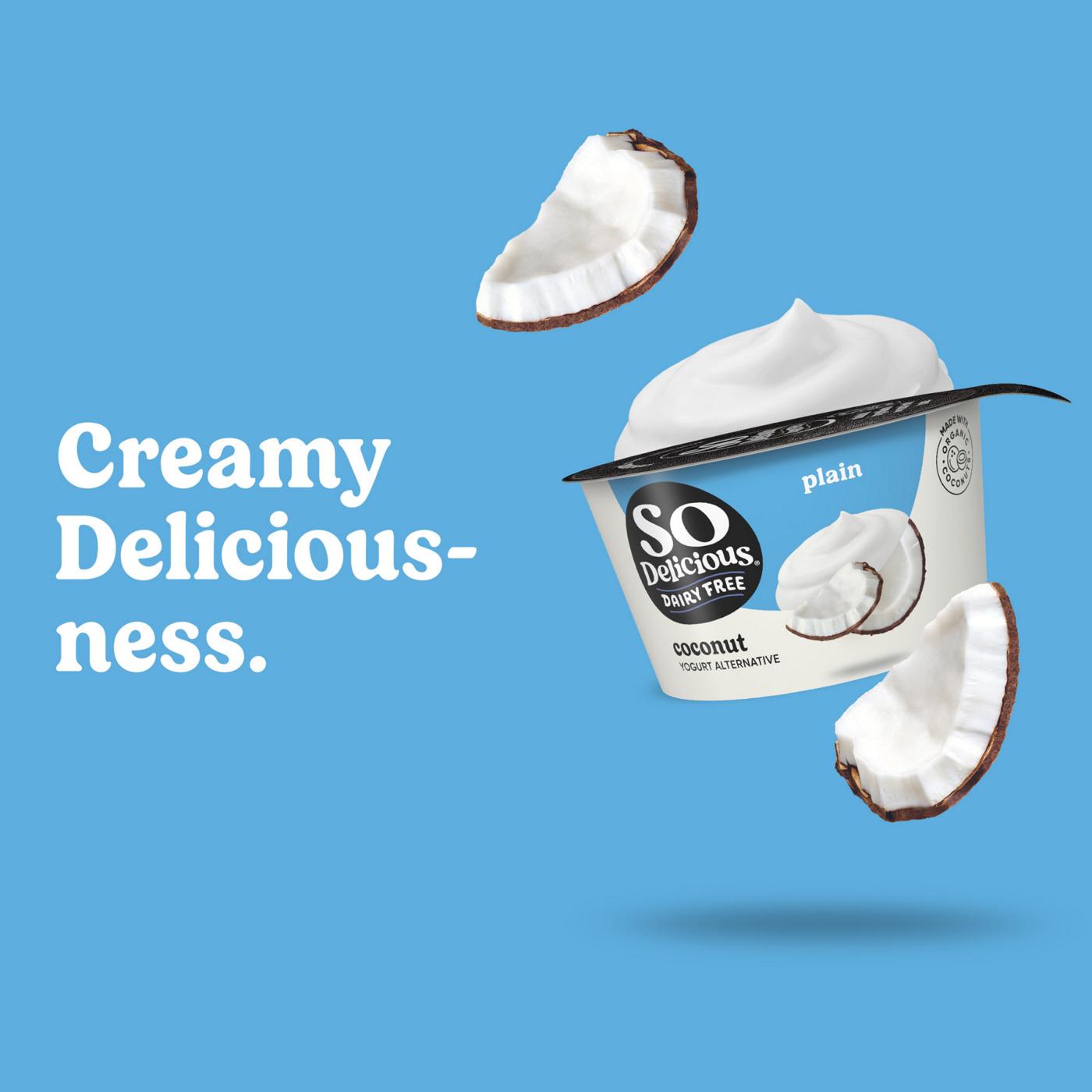 So Delicious Dairy Free Coconutmilk Yogurt - Plain; image 7 of 8