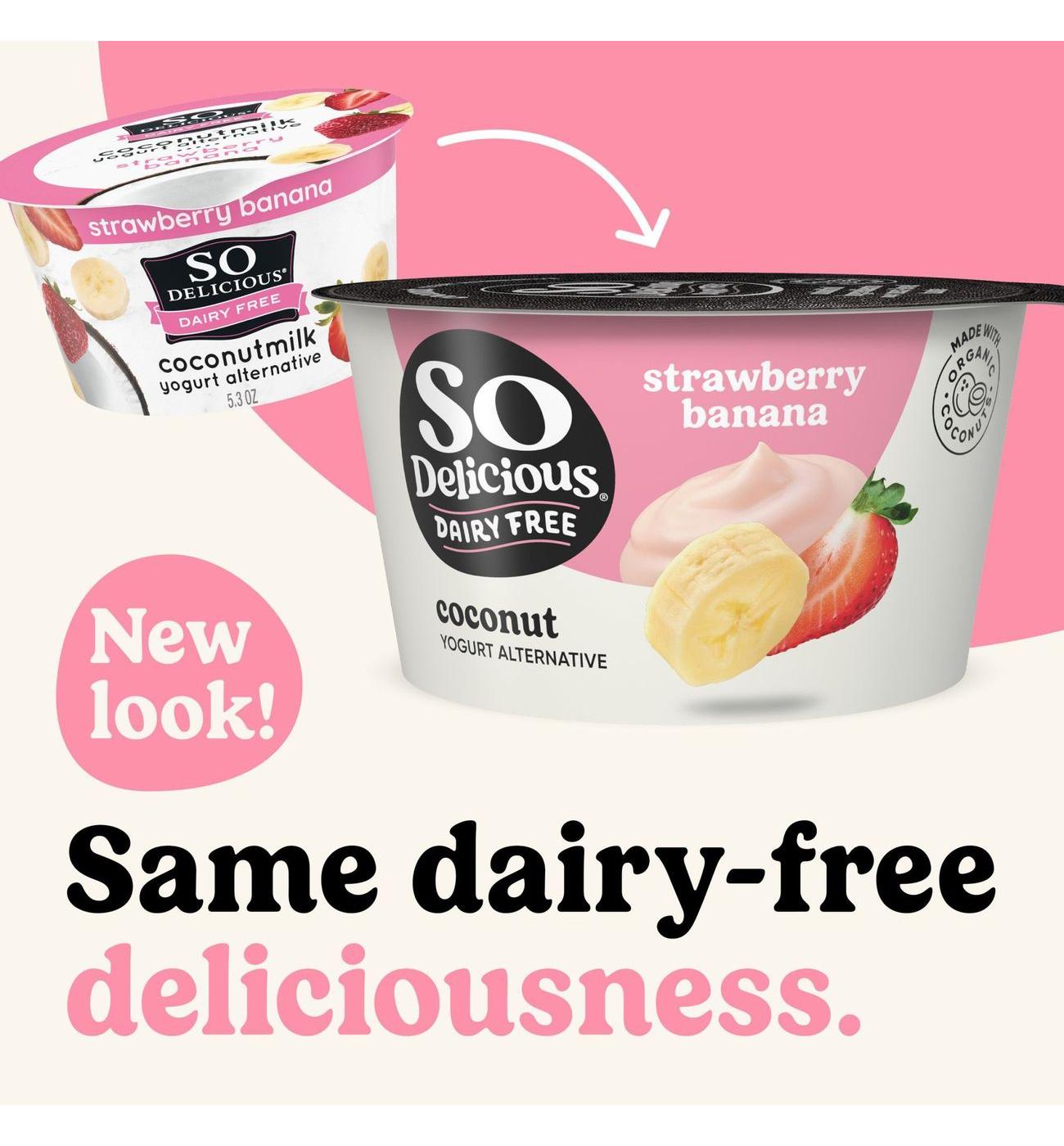 So Delicious Coconut Milk Yogurt Alternative Strawberry Banana Shop