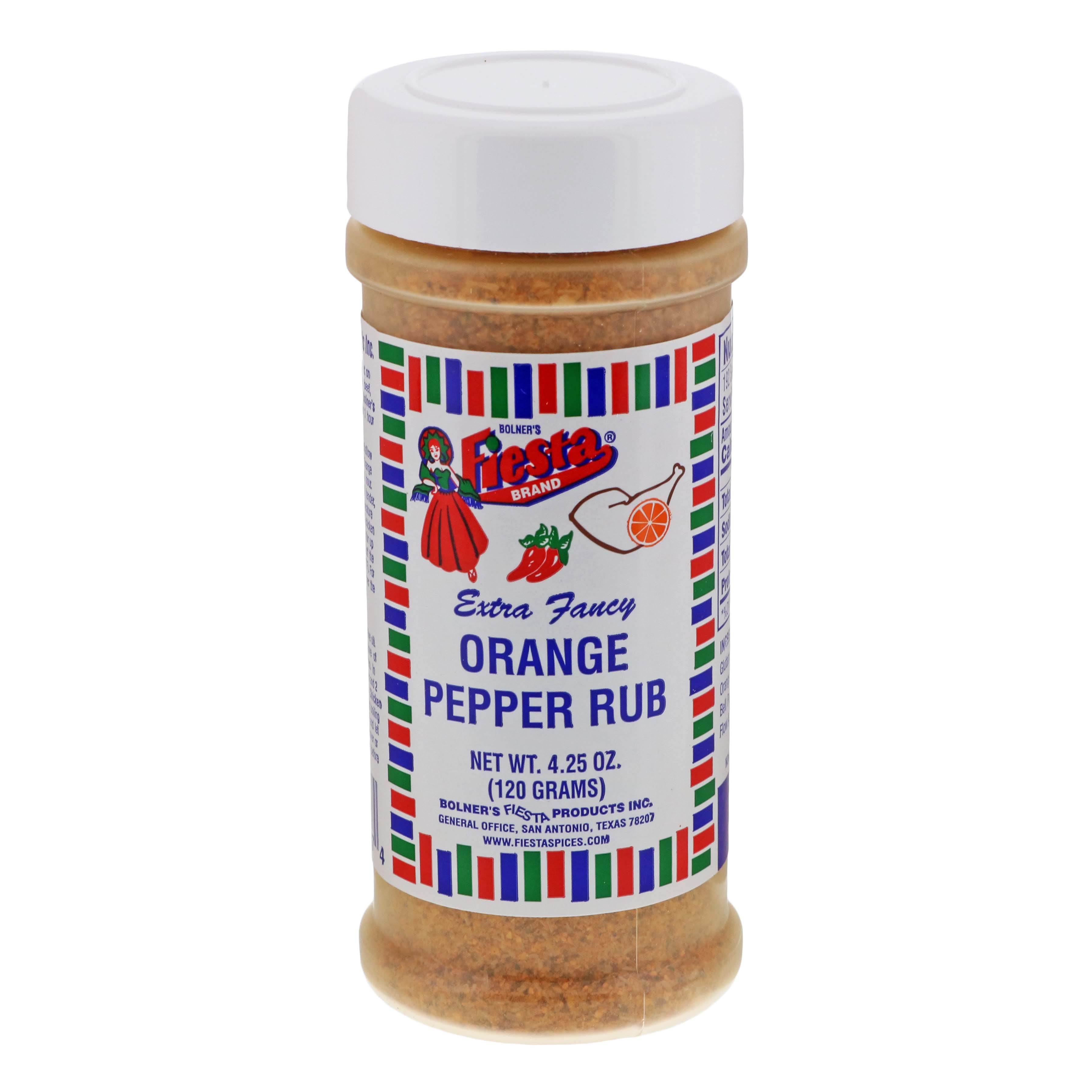 Bolner's Fiesta Orange Pepper Rub