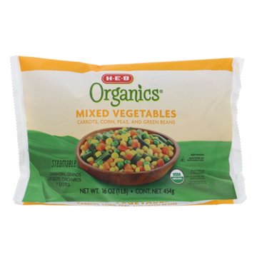 H-E-B Organics Steamable Mixed Vegetables
