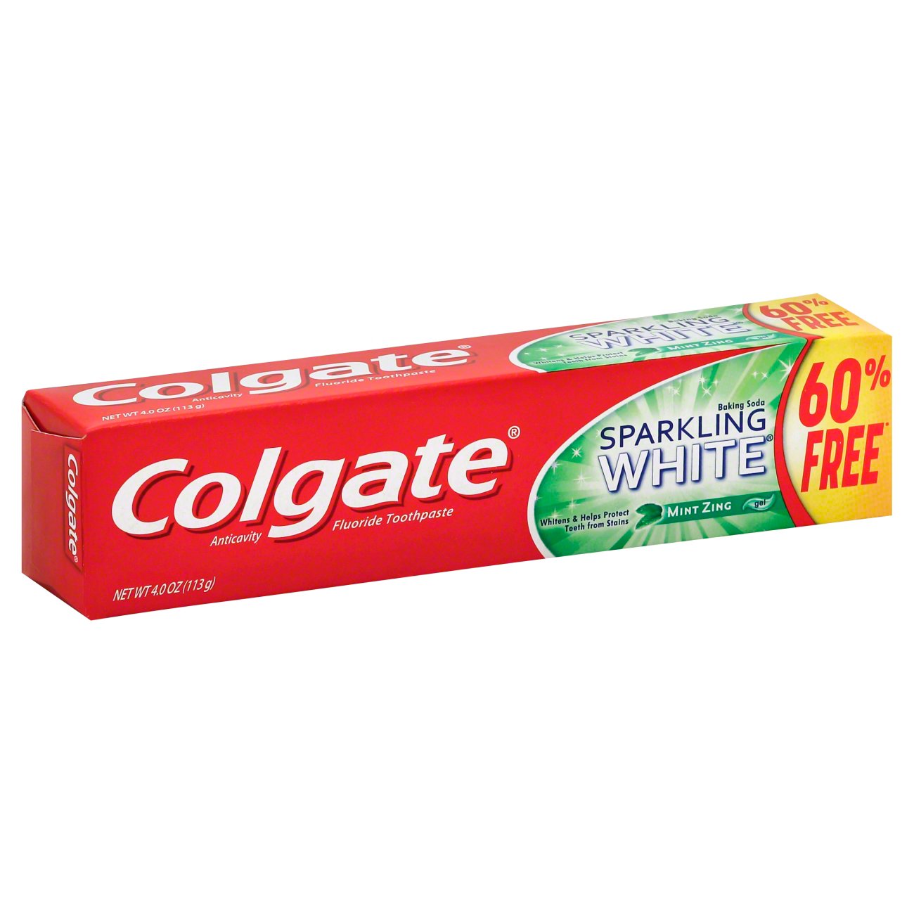 Colgate Sparkling White Mint Zing Shop Toothpaste at HEB