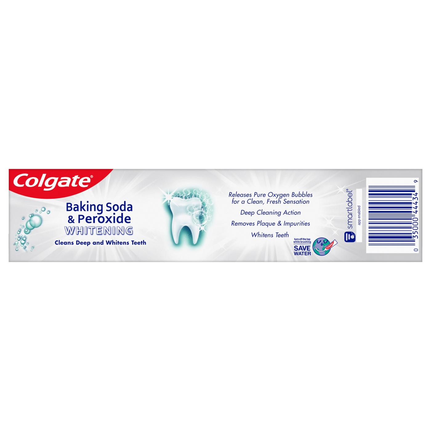 Colgate Baking Soda & Peroxide Anticavity Toothpaste - Frosty Mint; image 2 of 3