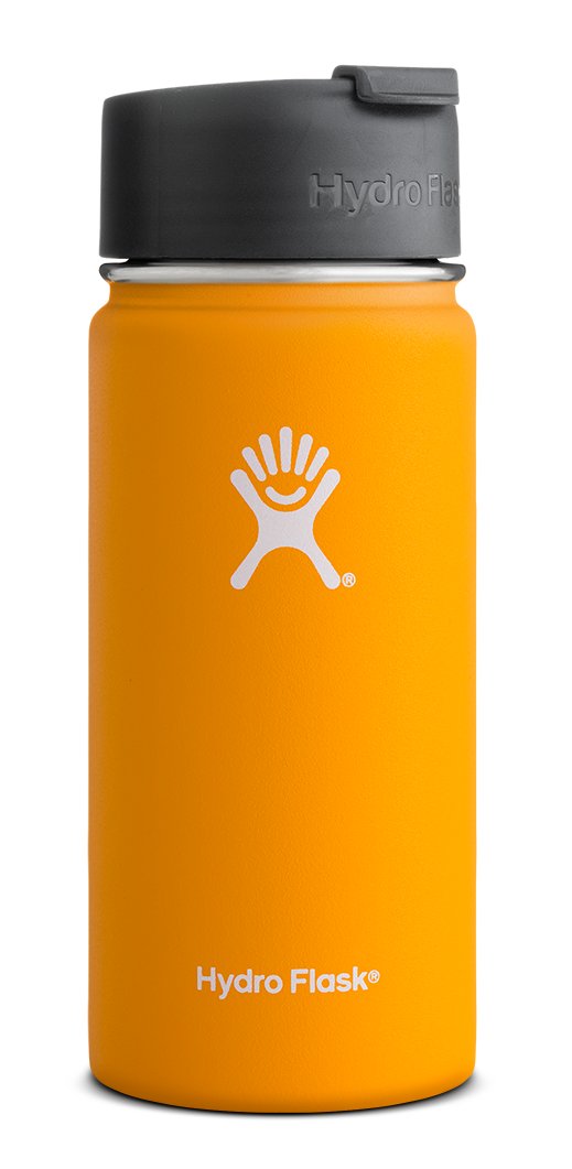 16oz Bottle with Wide Mouth Flip Lid