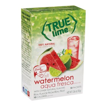 True Lime Watermelon Aqua Fresca, 10 pk