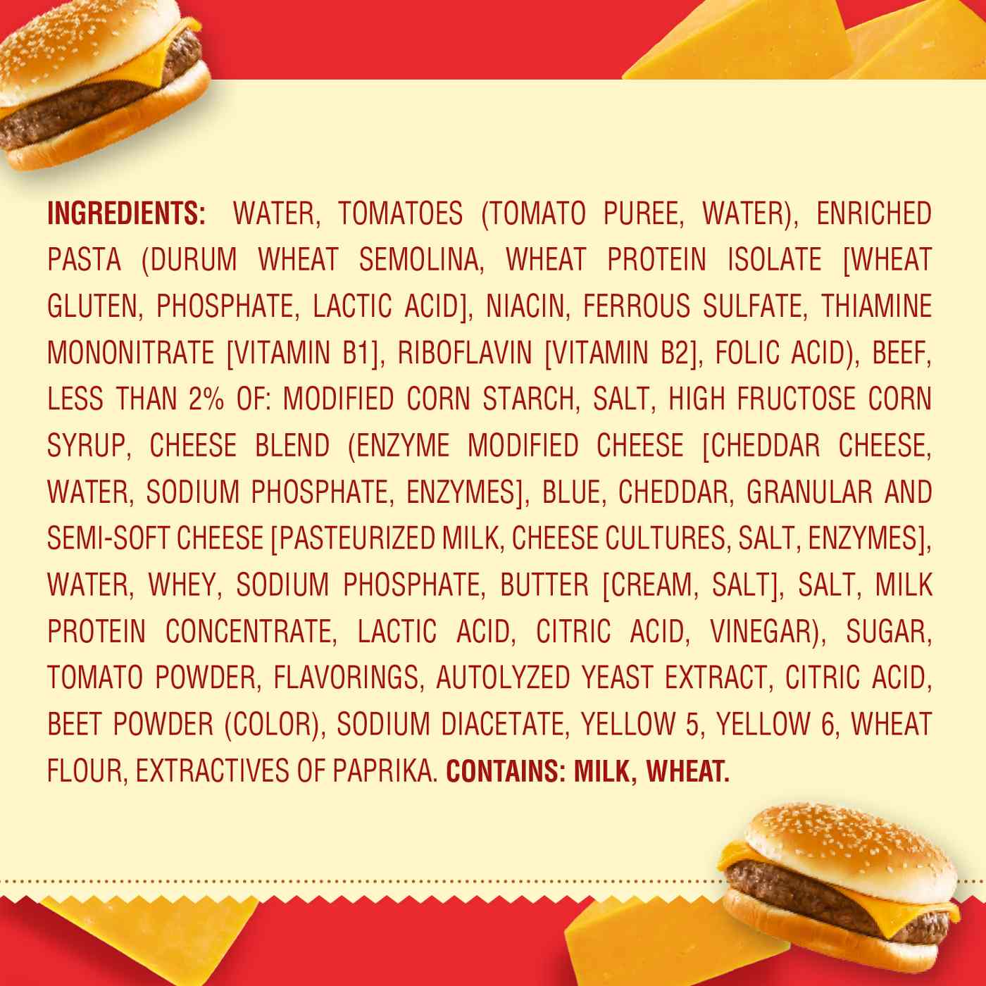 Chef Boyardee Cheesy Burger Macaroni; image 5 of 7