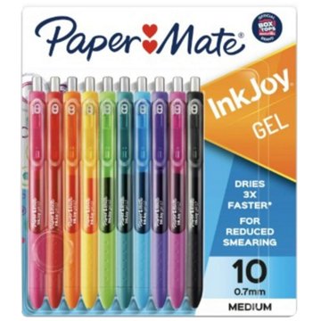 Paper Mate Inkjoy 0.7mm Retractable Gel Pens - Assorted Ink