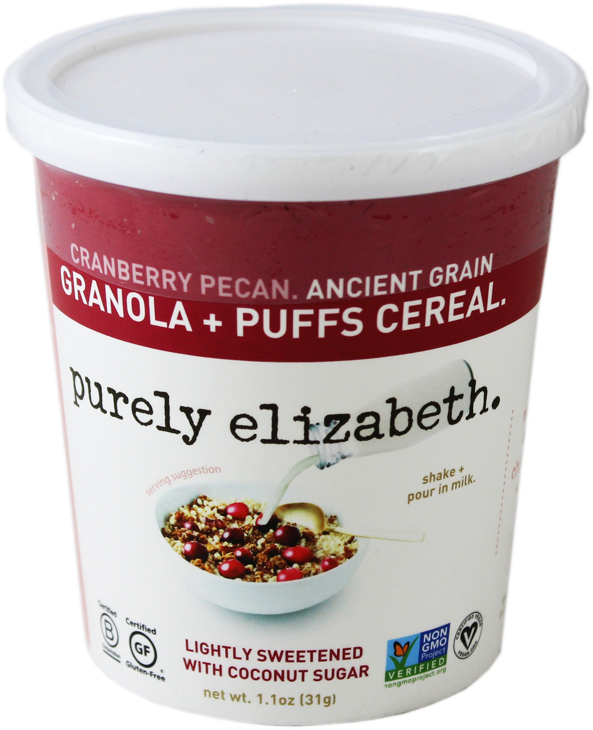 Purely Elizabeth Granola Puffs Cranberry Pecan Shop Cereal