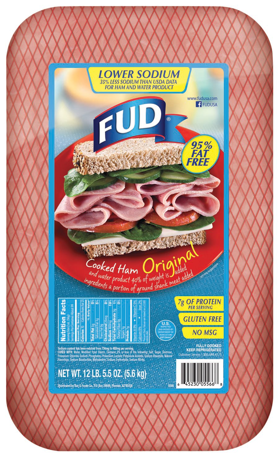 Fud Cooked Ham Reduced Sodium - Shop Meat At H-E-B