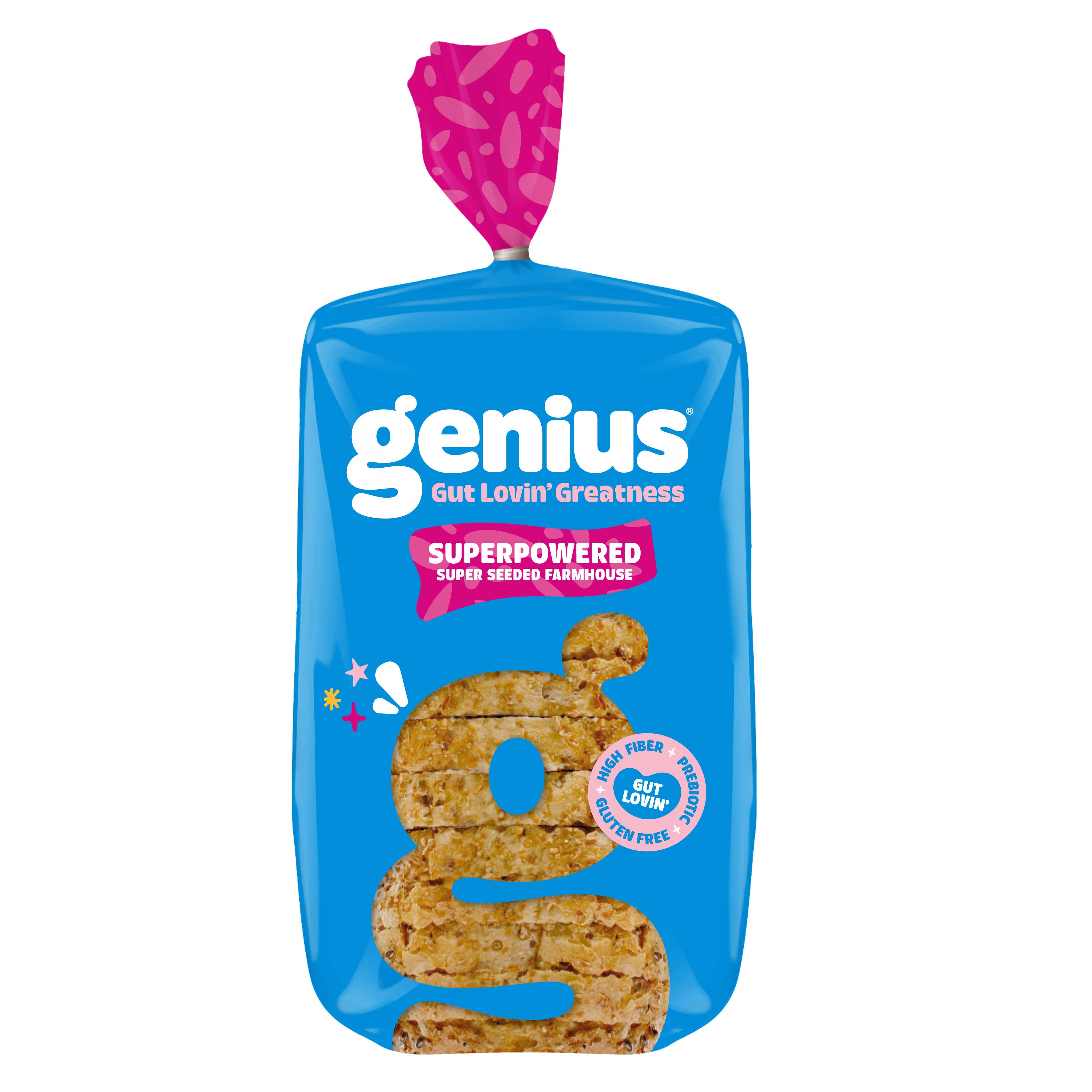 Genius Gluten Free Superpowered Super Seeded Farmhouse Bread Shop Loaves at HEB
