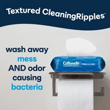 Cottonelle Fresh Care Flushable Wet Wipes, 4 ct
