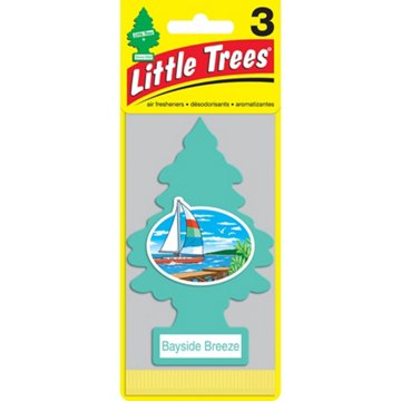 Little Trees Car Air Fresheners - Bayside Breeze, 3 pk