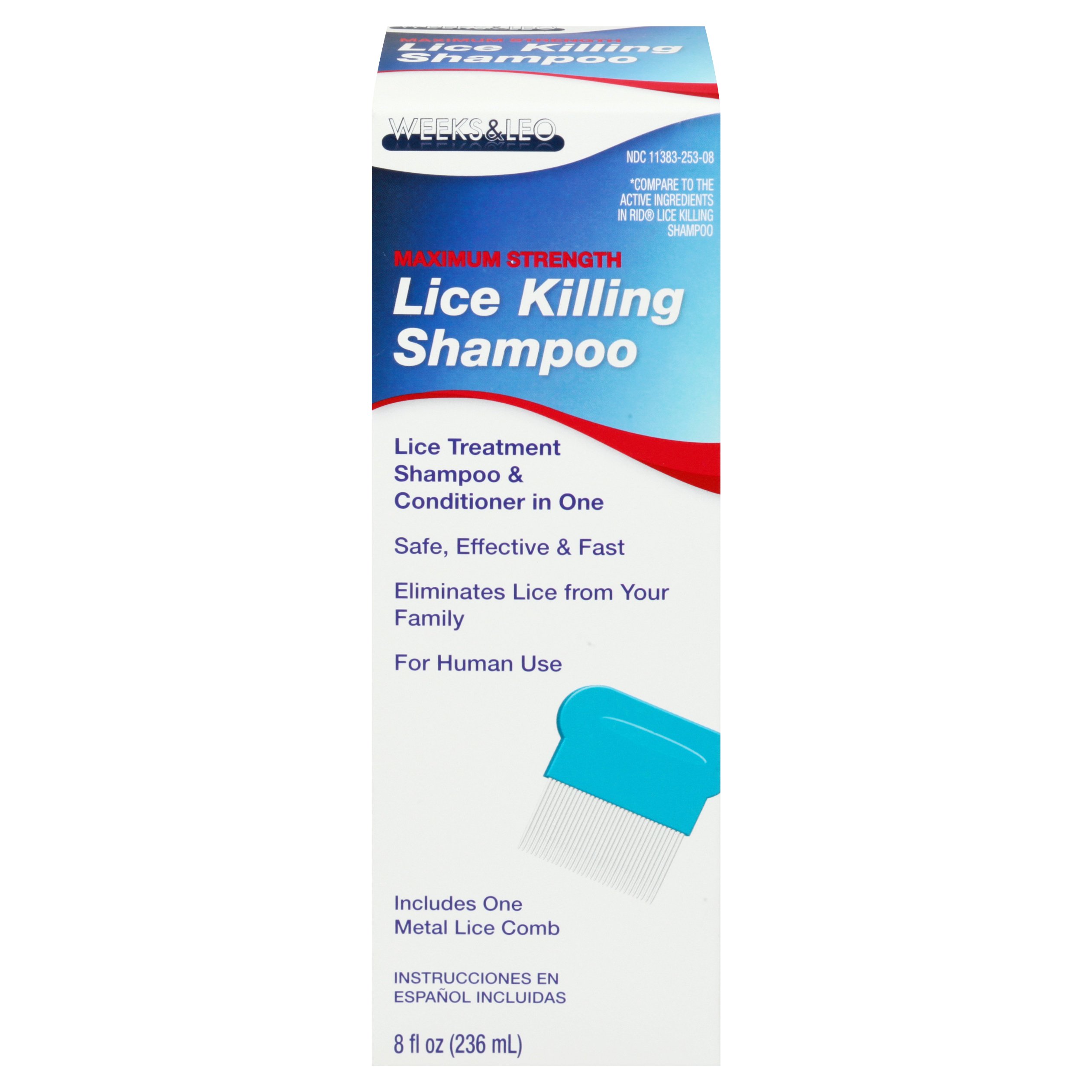 Weeks & Leo Lice Killing Shampoo Shop Skin & Scalp Treatments at HEB