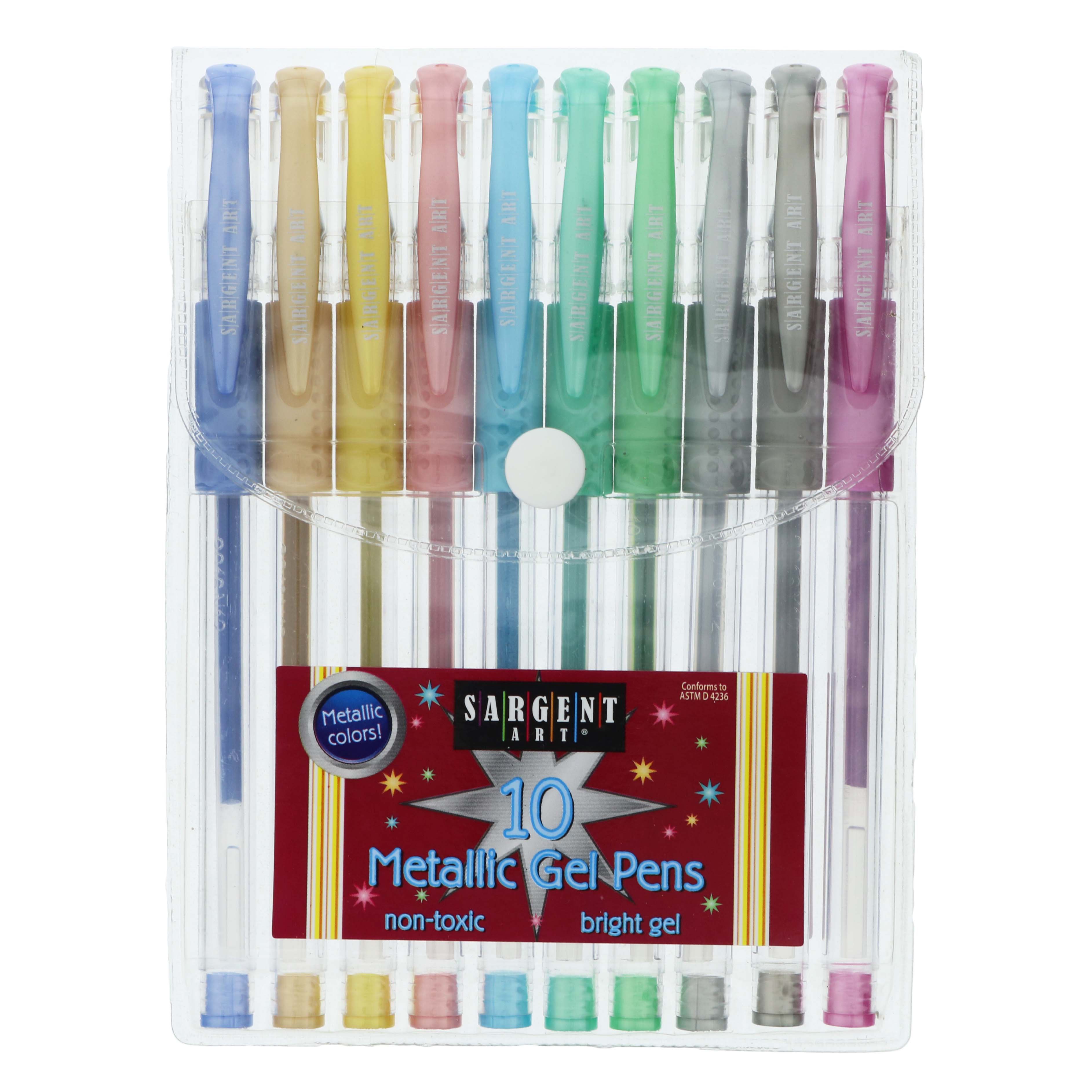 Sargent Art Metallic Gel Pens Shop Pens At H E B   001969868 1