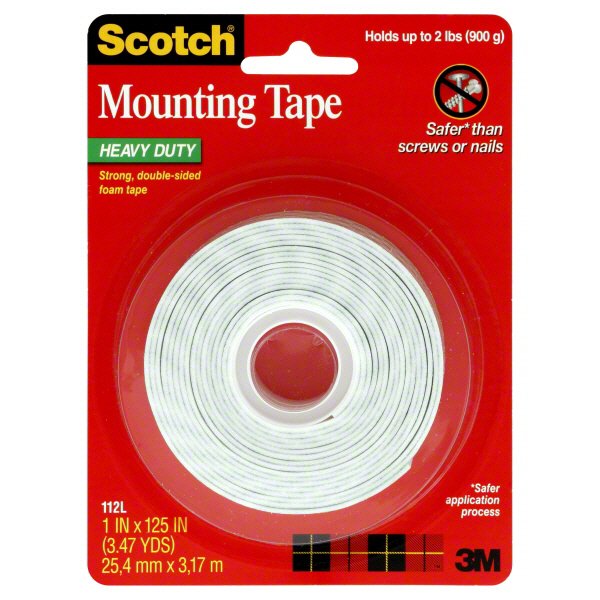 Scotch Mounting Tape Heavy Duty - Shop Adhesives & Tape at H-E-B