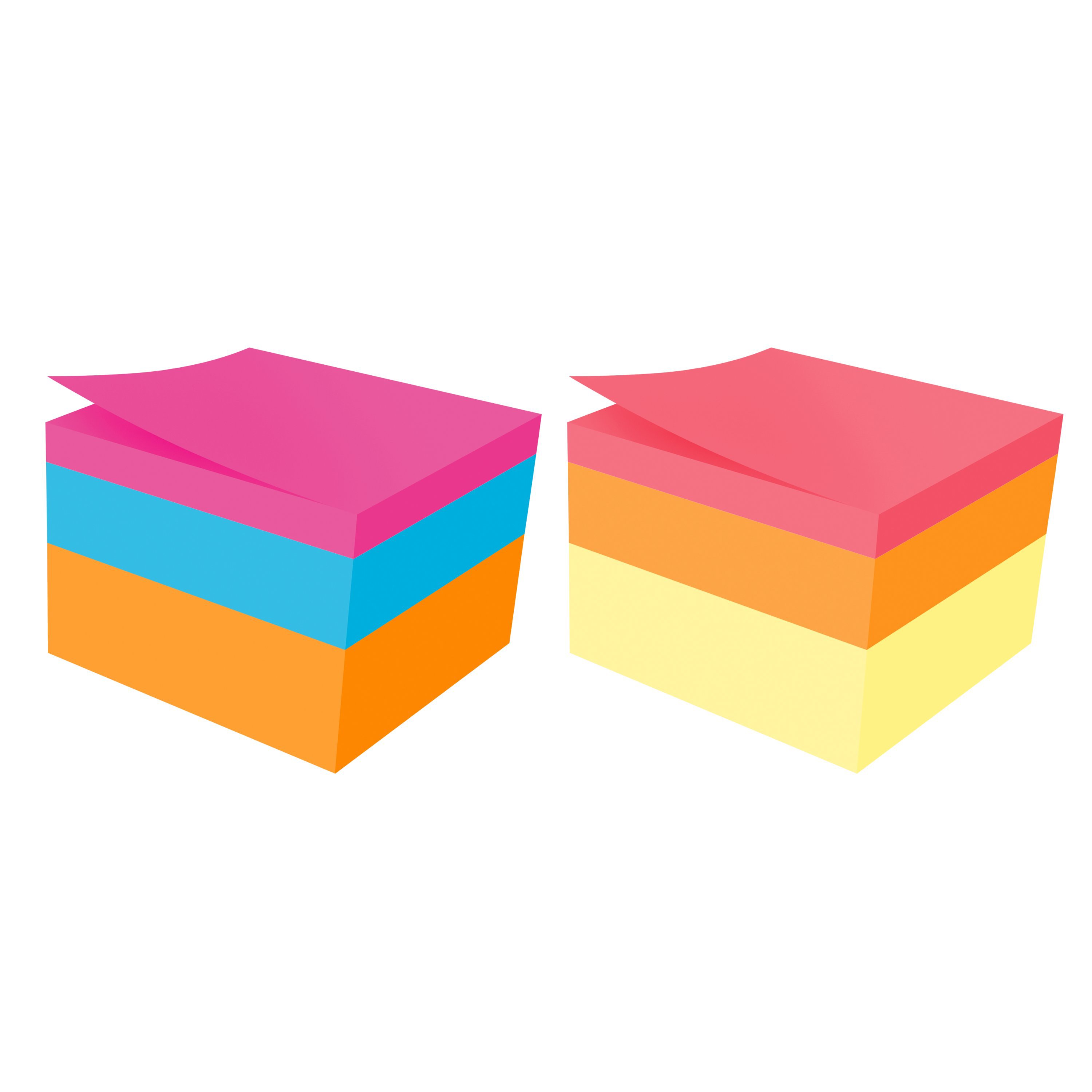 Post-it 450 Super Sticky Notes Cube - Supernova Neons - Shop Sticky Notes &  Index Cards at H-E-B