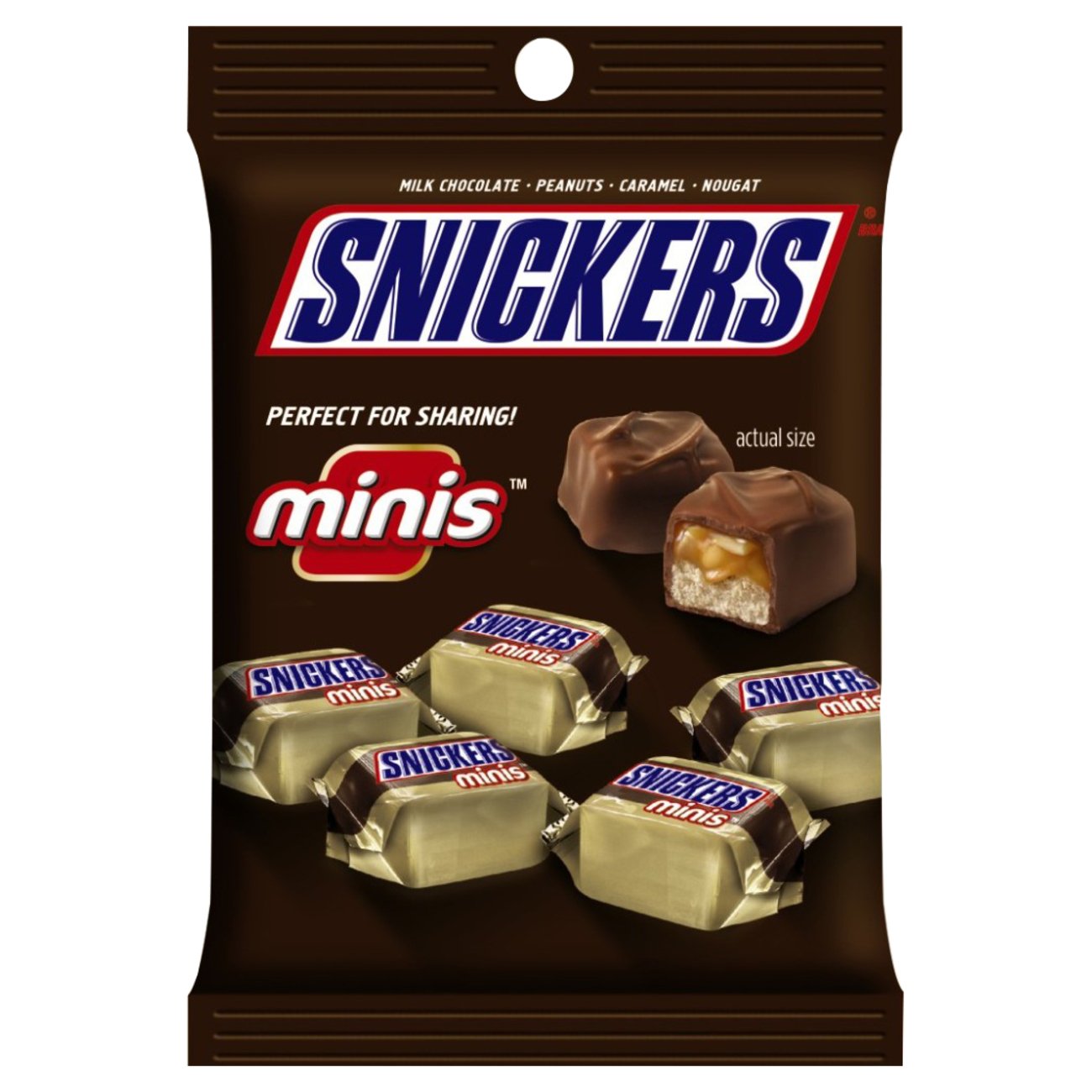 Snickers Minis Candy Bars Bag - Shop Candy at H-E-B