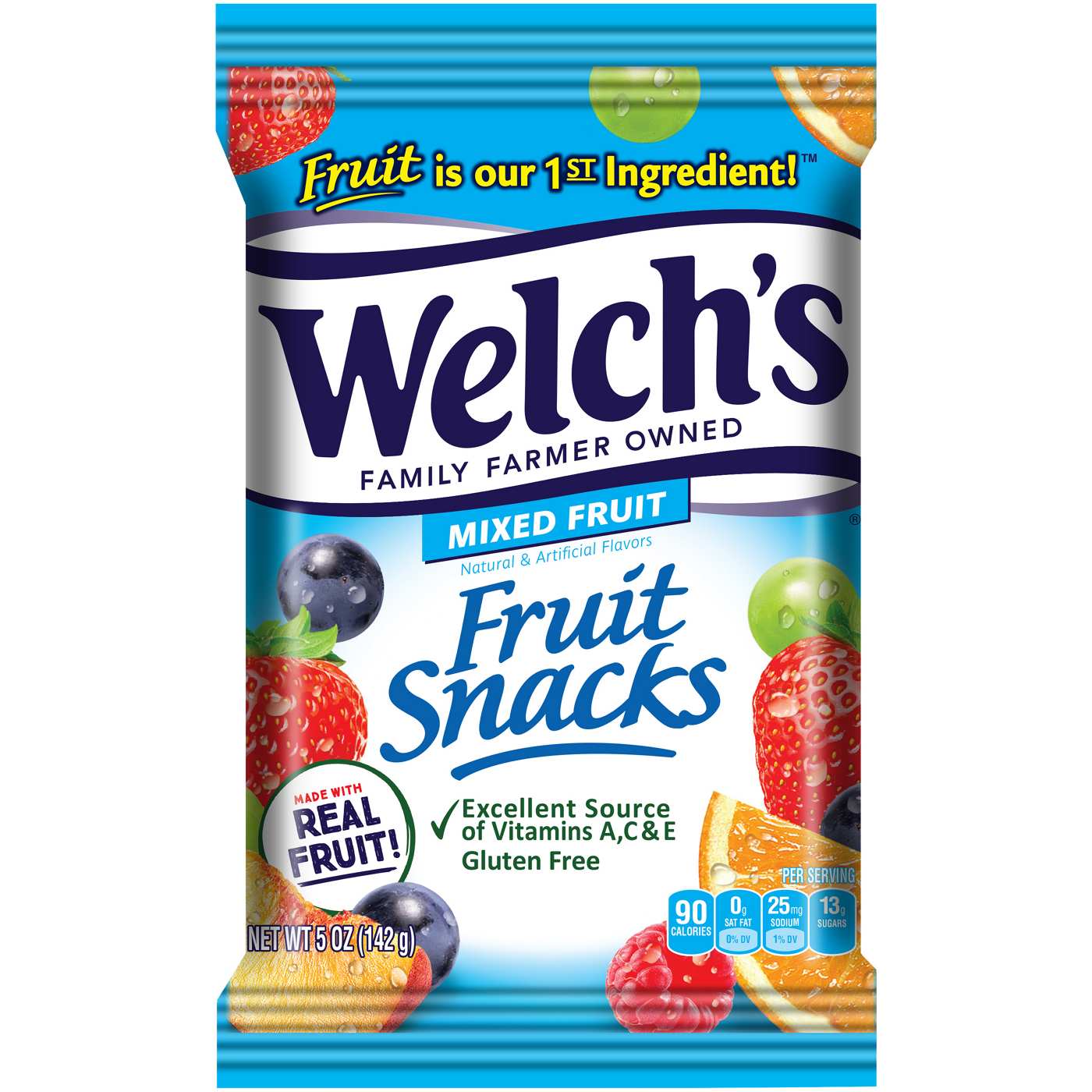 Welch's Fruit Snacks, Mixed Fruit; image 1 of 4