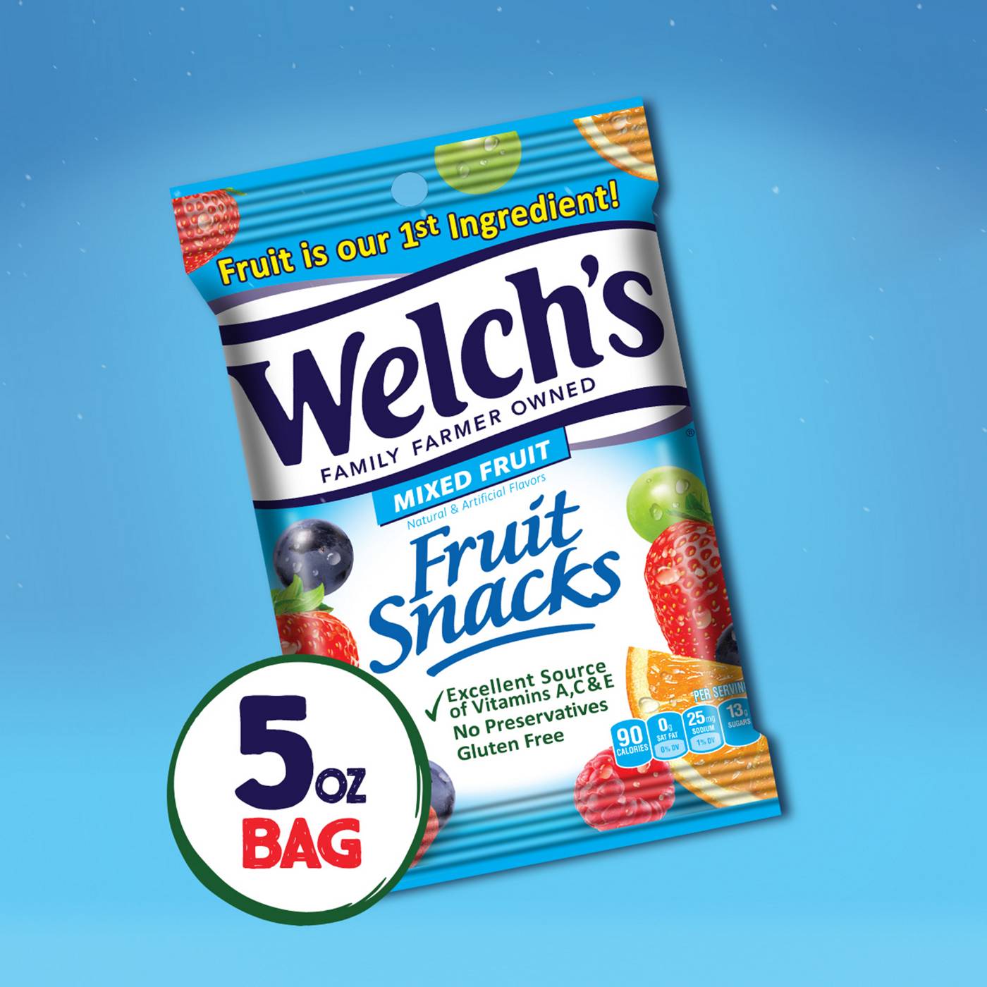 Welch's Fruit Snacks, Mixed Fruit; image 3 of 4