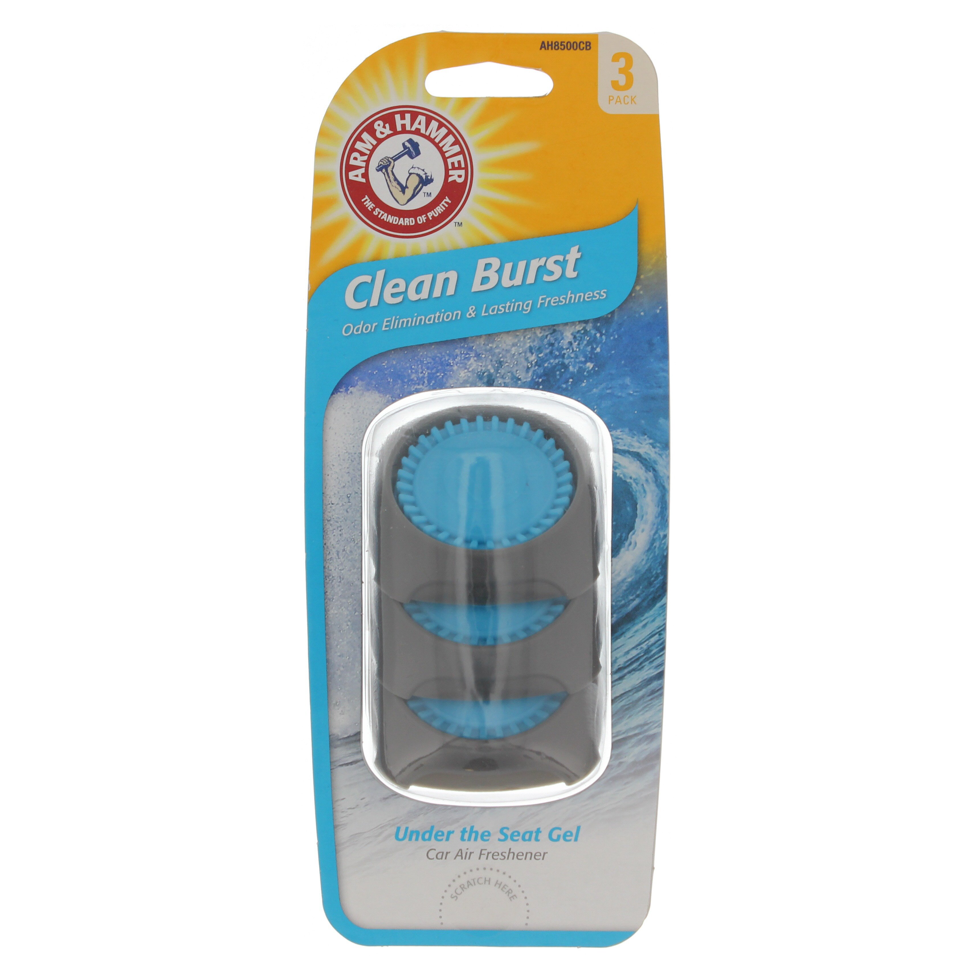Arm & Hammer Under the Seat Gel Car Air Freshener Clean Burst Shop