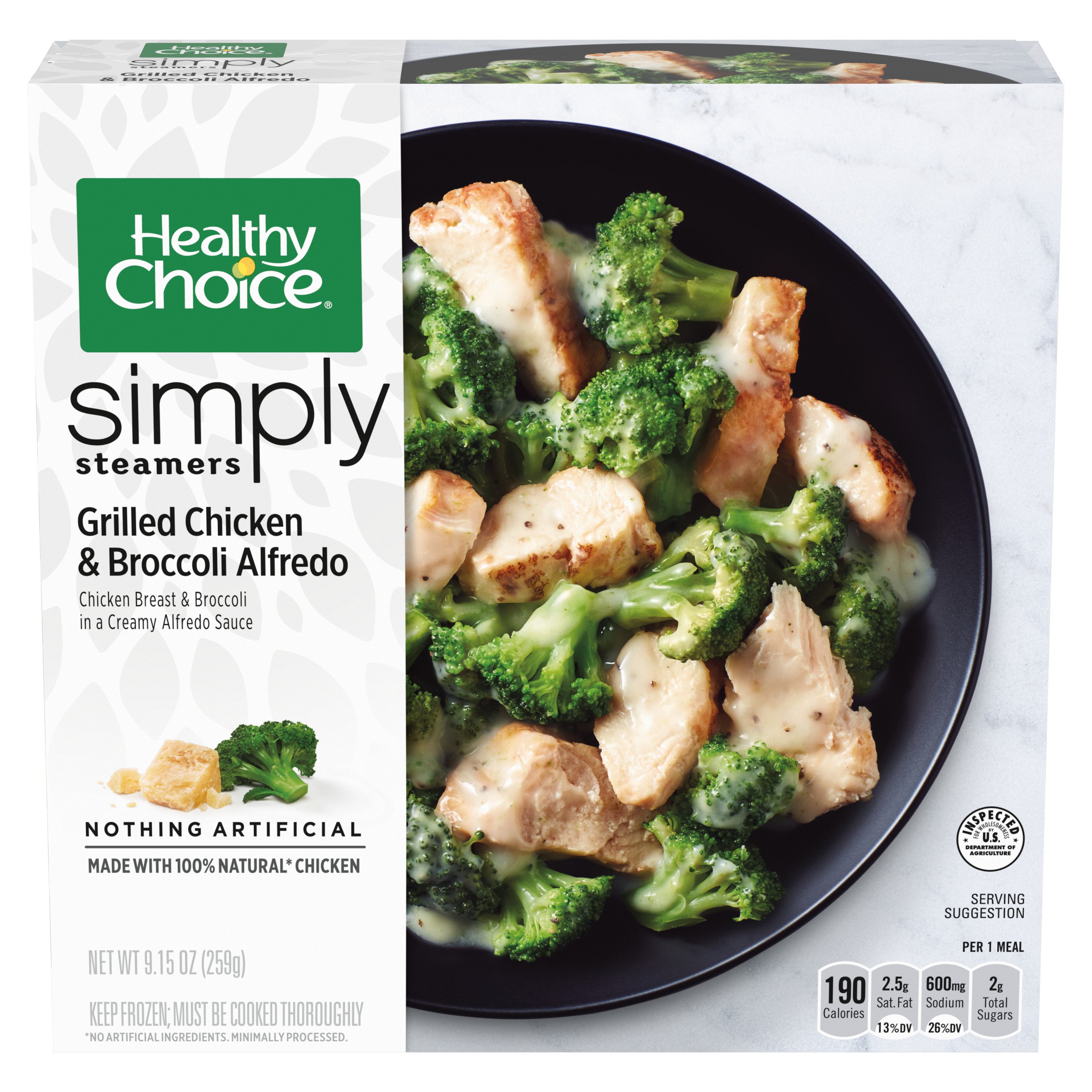 Healthy Choice Simply Grilled Chicken Broccoli Alfredo Shop Entrees Sides At H E B