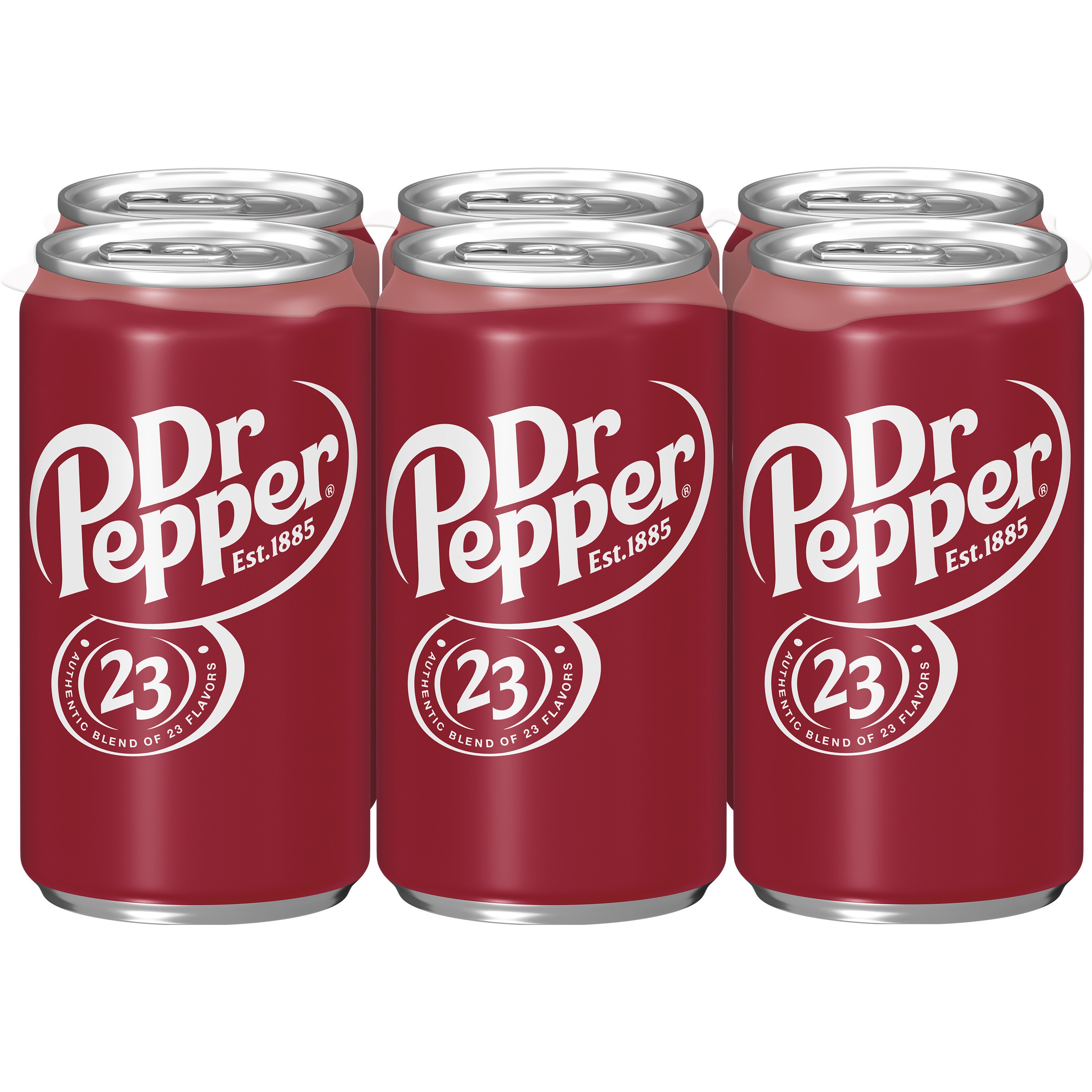 Dr Pepper Soda Mini 7.5 oz Cans - Shop Soda at H-E-B